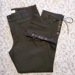 Anthropologie The Essential Slim LaceUp Ankle Sz10